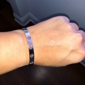 Tory Burch cuff bracelet - silver